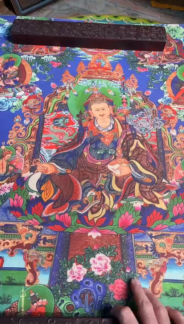 卷轴画曦曦的唐卡tk160