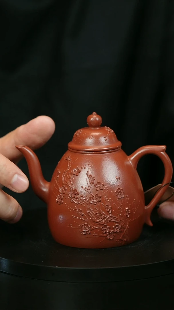 茶壶紫砂定*H2114陈春芬梅花金瓶