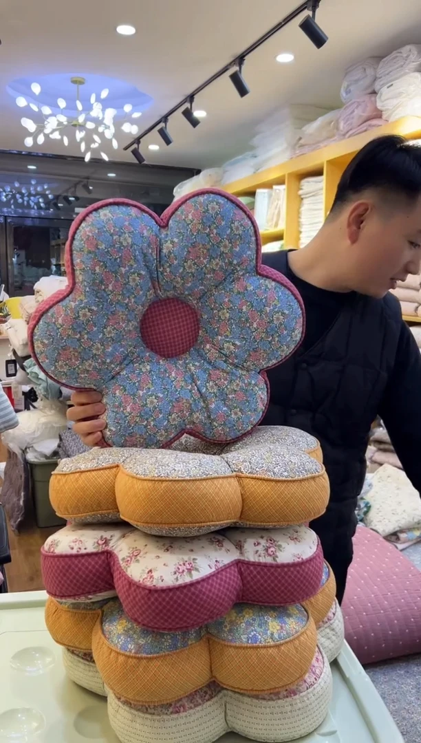 棉外贸梅花垫   35