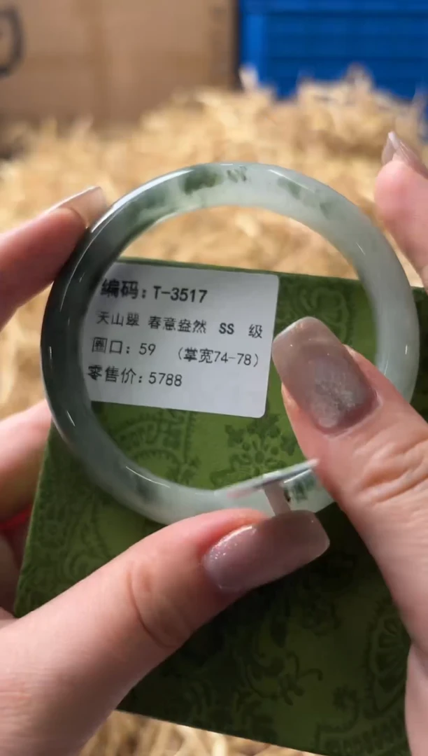 未镶嵌手镯石英质玉T-3517