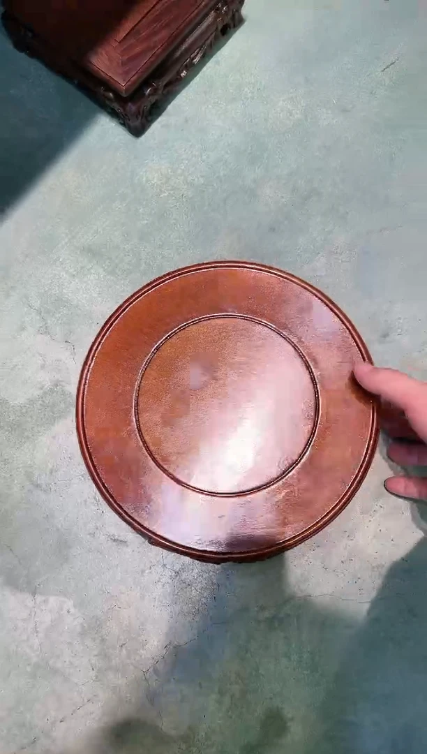 【闪购商品】木21公分马拉斯木圆形底座一个