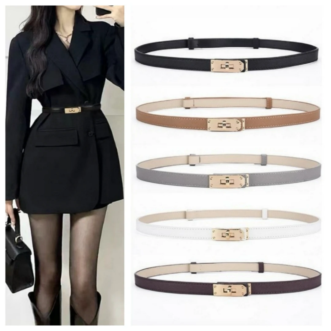 新款可调节腰带百搭皮带收腰气质时尚