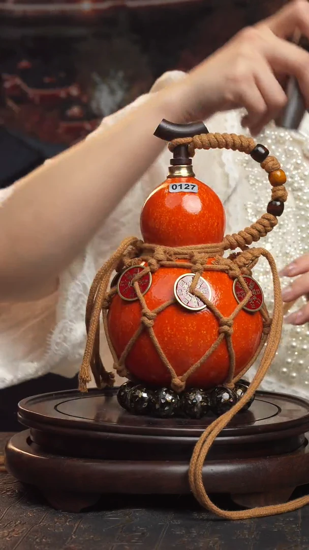 127号【500ML】大漆酒葫芦一物一拍