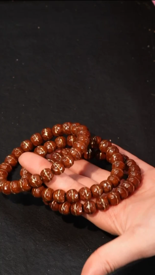 紫金鼠手串鼠尖纯肉喜旋金腰带