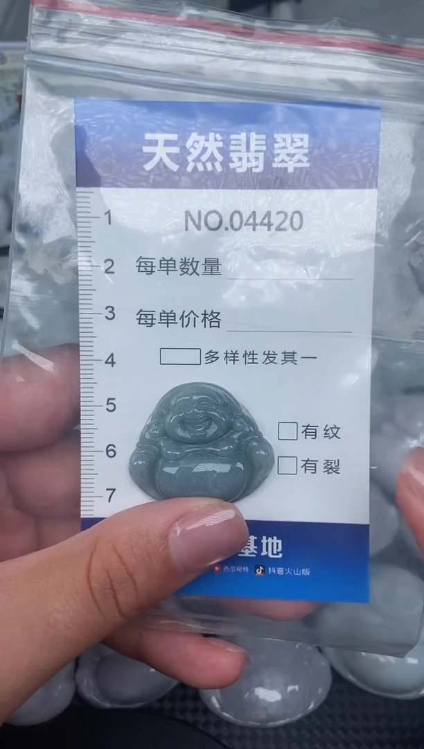 颈饰未镶嵌翡翠纯天然A货翡翠4420