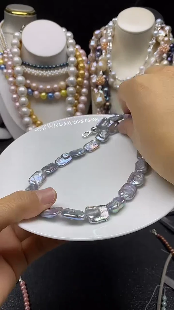 颈饰未镶嵌淡水珍珠多人