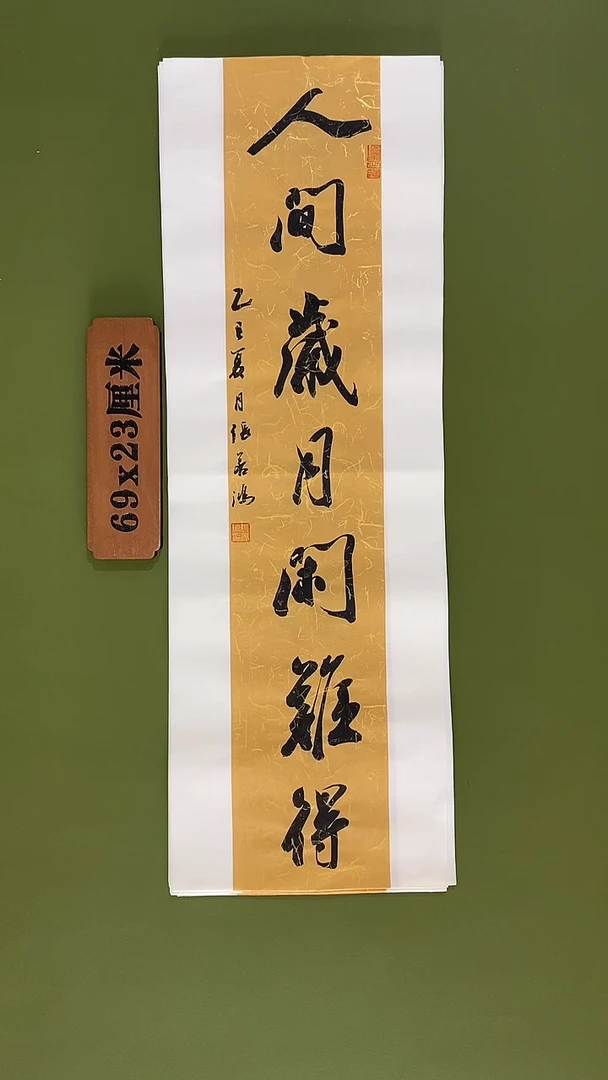 书法书法 张若鸿 尺寸69cm*23cm
