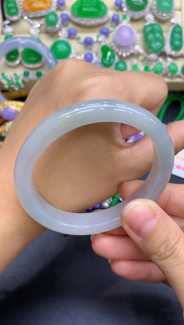 未镶嵌手镯翡翠435-中国好珍宝