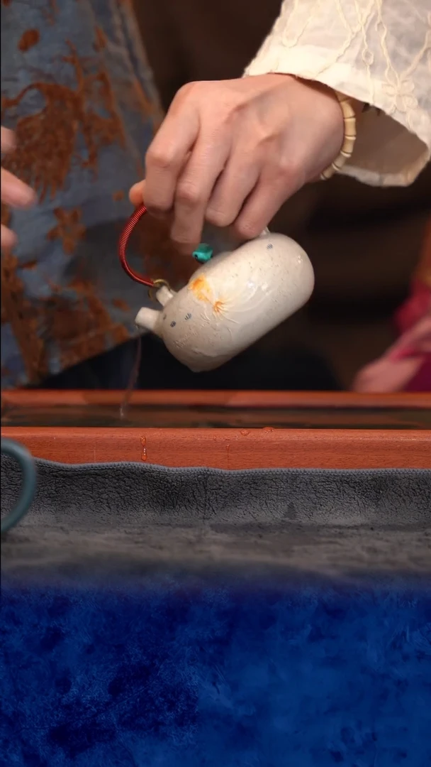 紫砂 宜兴紫砂  TZP白段   金鱼甜甜圈