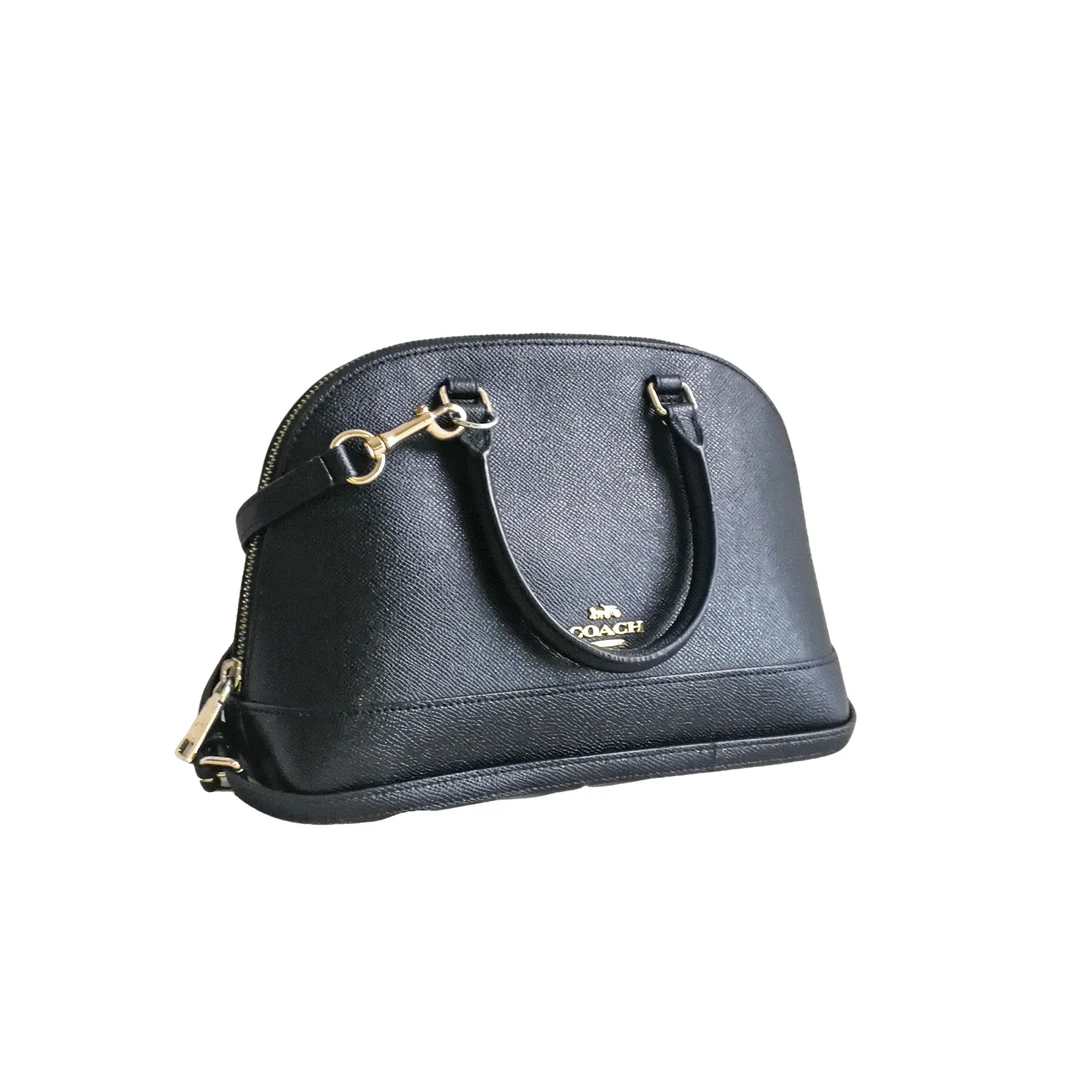 95新 COACH/蔻驰 Coach 黑色贝壳包 090701