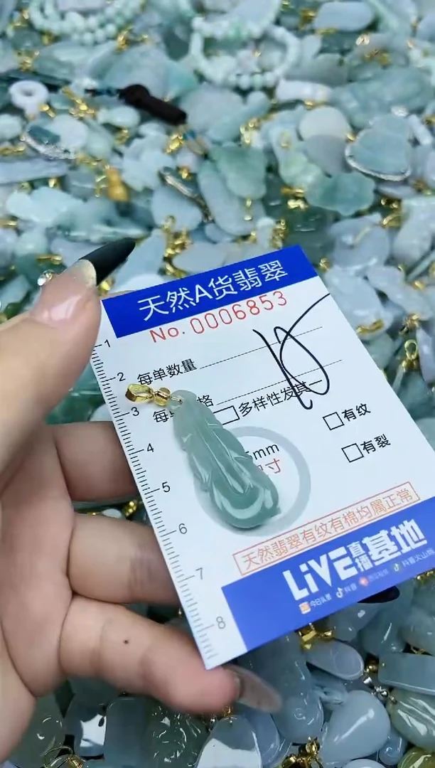 【闪购商品】翡翠颈饰未镶嵌天然A货翡翠