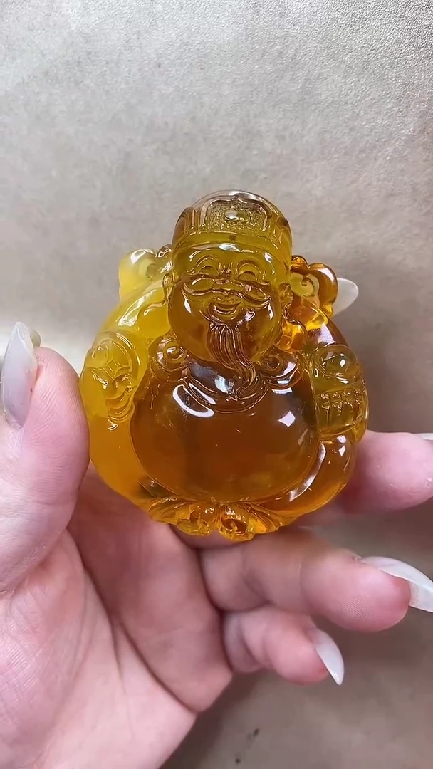 琥珀颈饰未镶嵌吊坠