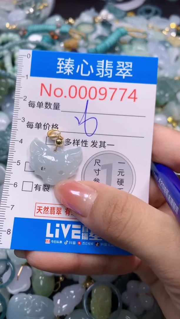 颈饰未镶嵌翡翠9774
