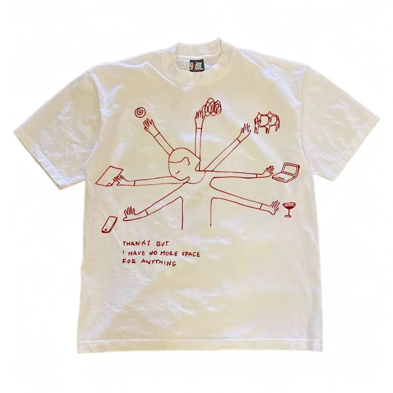 新疆棉！265g纯棉重磅正品！男女宽松印花休闲情侣夏季半袖T恤短袖