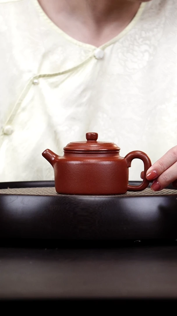 茶杯紫砂悦茗壶紫砂壶        7（红降坡）