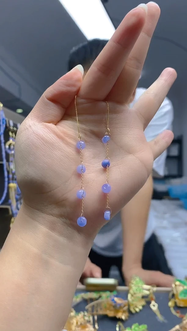 【闪购商品】翡翠耳饰合金0331翡翠耳线