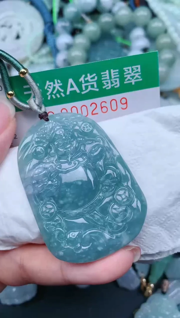 翡翠未镶嵌颈饰.0002609