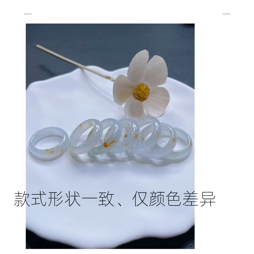 天然翡翠锦鲤色红翡戒圈上新喜迎新年多样性发其一