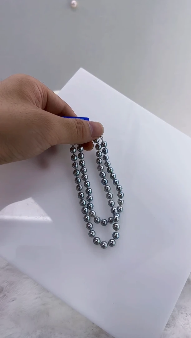 未镶嵌海水珍珠DA珍珠串链6-7 y176