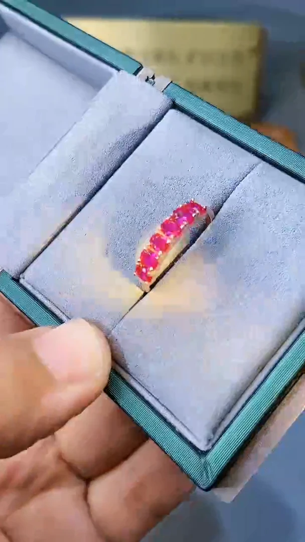 【闪购商品】红宝石戒指银S925镶嵌651