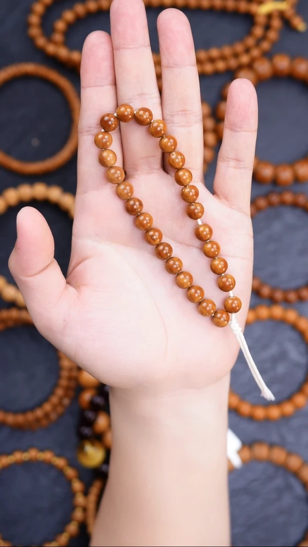 手串紫金鼠8.8实心圆珠手持