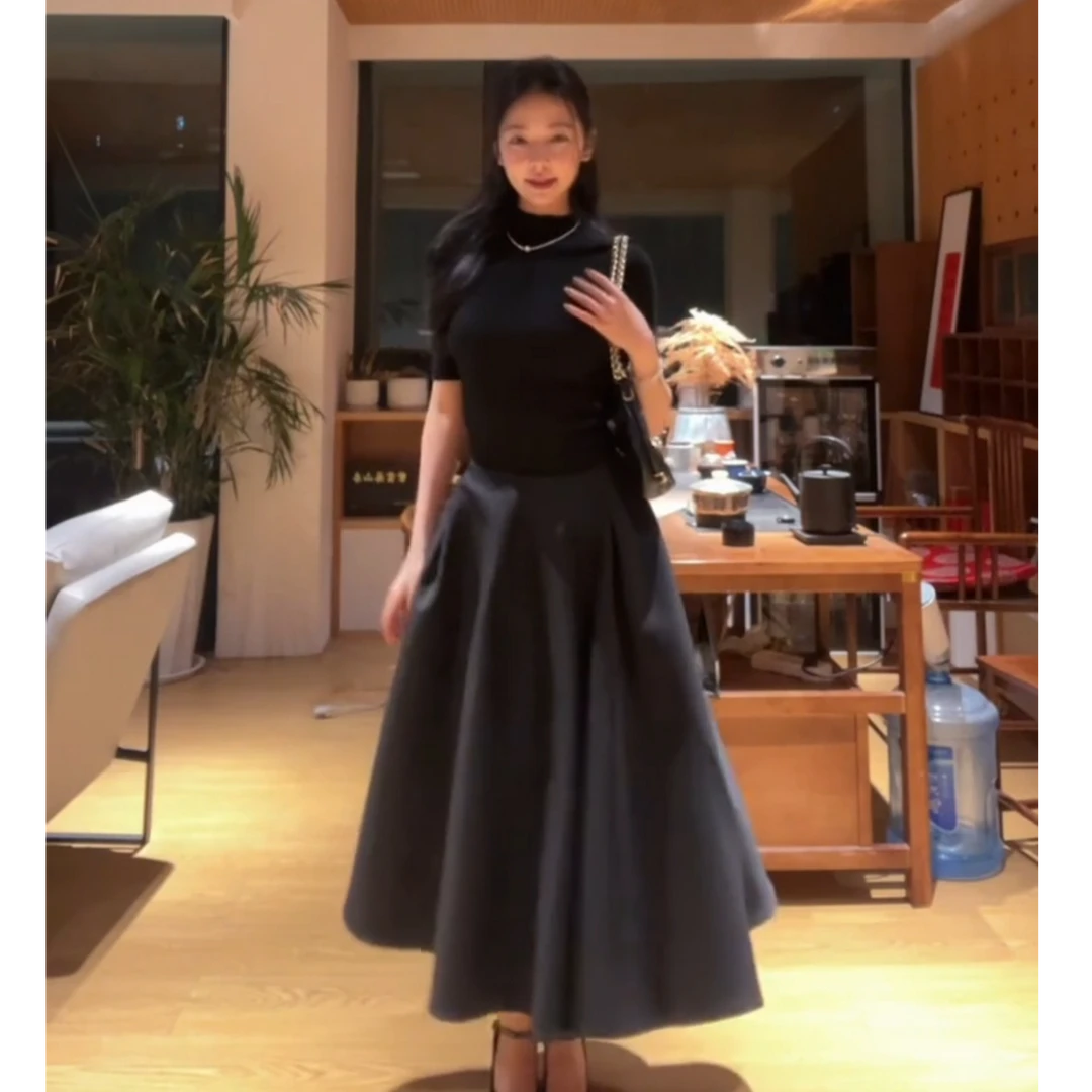 流行一整套2026秋冬新款时尚气质减龄超好看上衣半身裙两件套