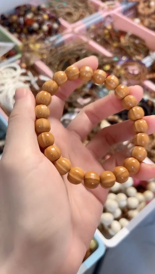 手串菩提根/象牙果猴头鲨鱼背手串11mm 全品