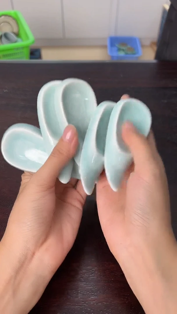 龙泉云间青瓷小米茶器