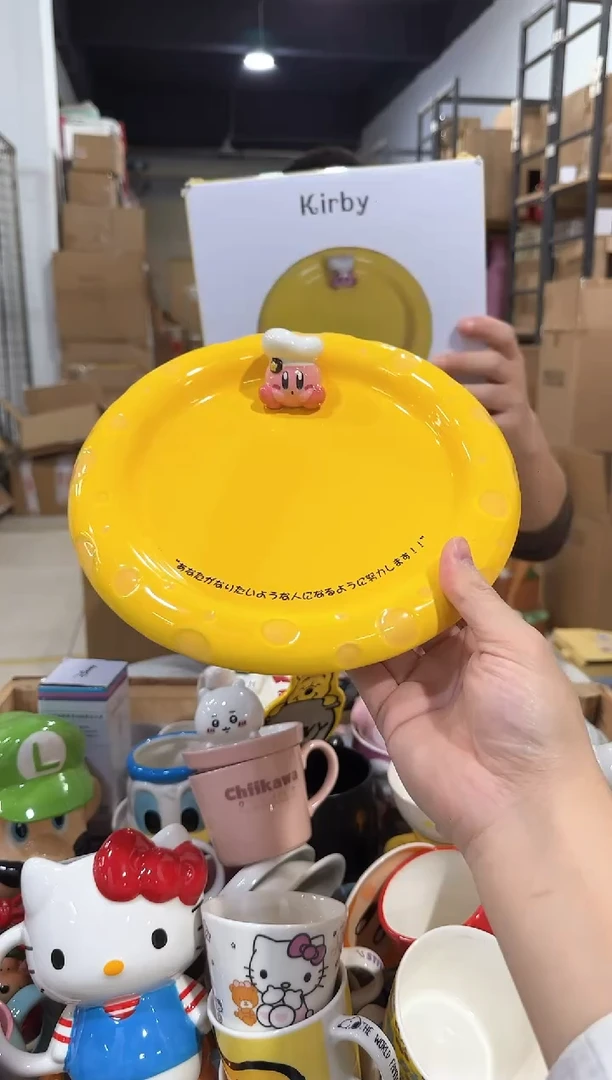 瓷片原盒星之卡比奶酪盘