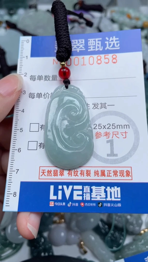 颈饰未镶嵌翡翠10858