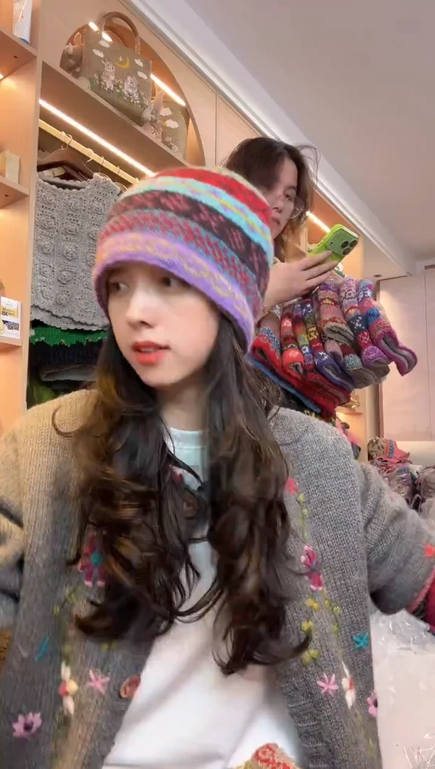 棉w****️百羊毛冷帽B719