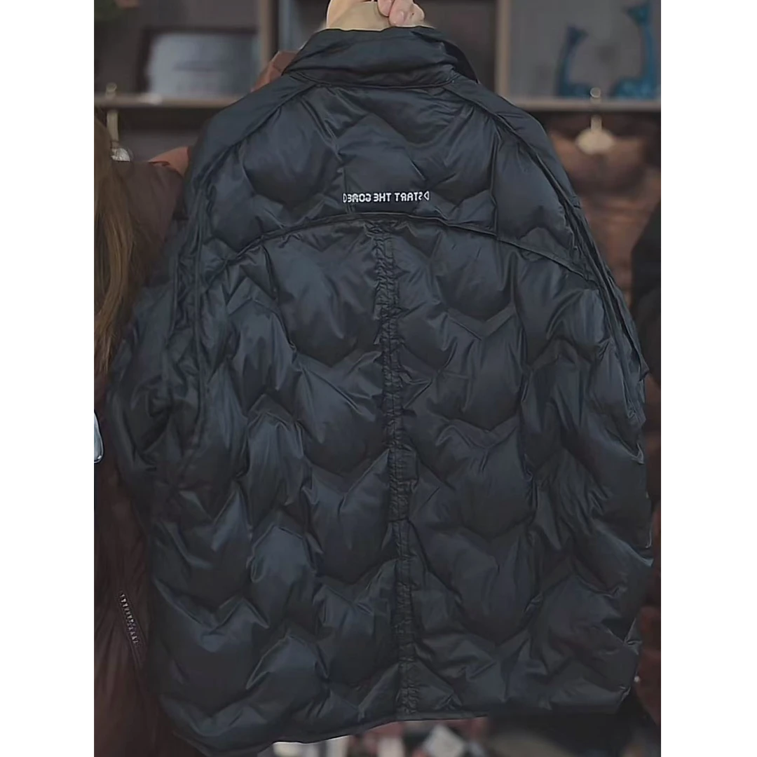 412266《现》优选韩版儿童休闲百搭时尚衬衫款羽绒服外套