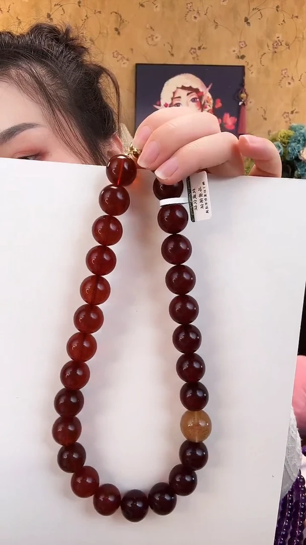 琥珀颈饰未镶嵌5381项链