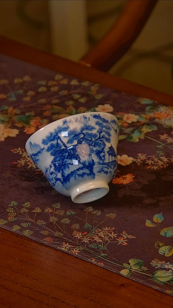 杯手工手绘杯杯很美丽