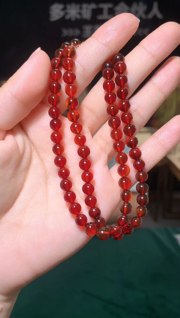 手串琥珀未镶嵌老王严选