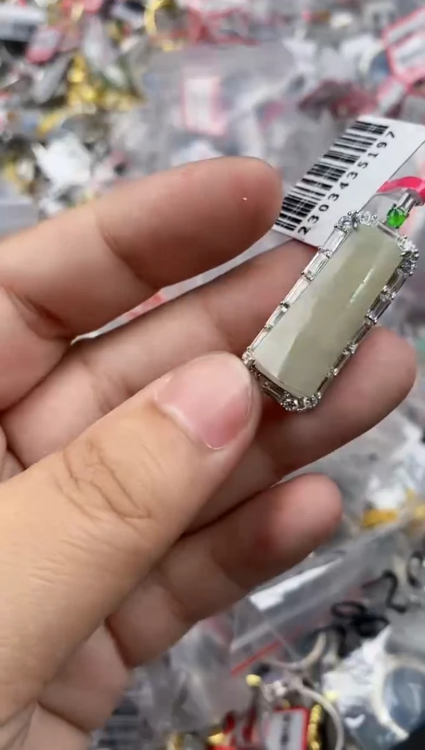 银S925镶嵌戒指翡翠1818    4