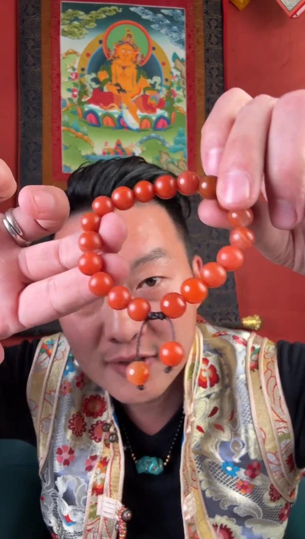 无非金属N红手串