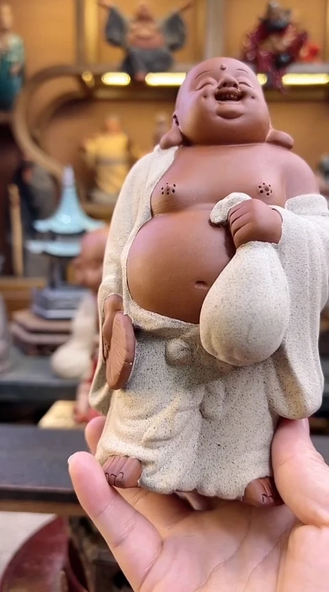 紫砂茶宠器闵茶宠摆件