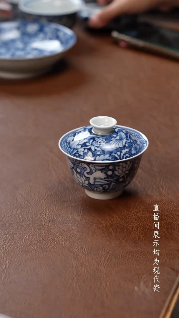 茶器茶器一鹭盖碗