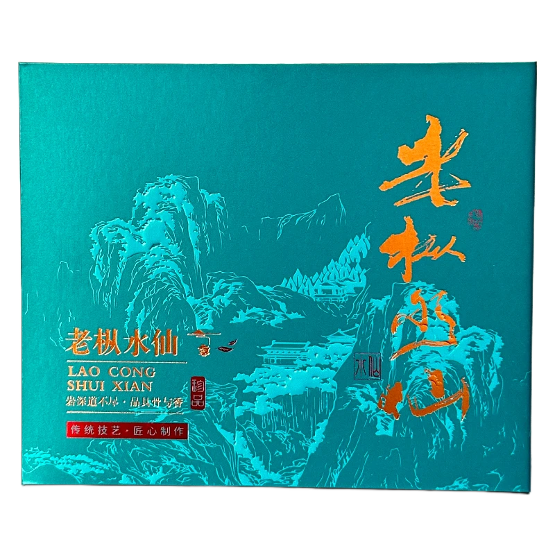 福建武夷岩茶——-老枞水仙12泡-简易盒12泡102g