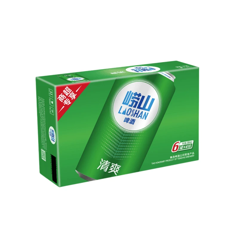 青岛8度崂山清爽听啤 330ml*6