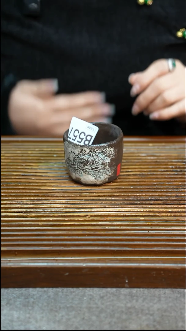 万古烧粗陶手工手做茶具