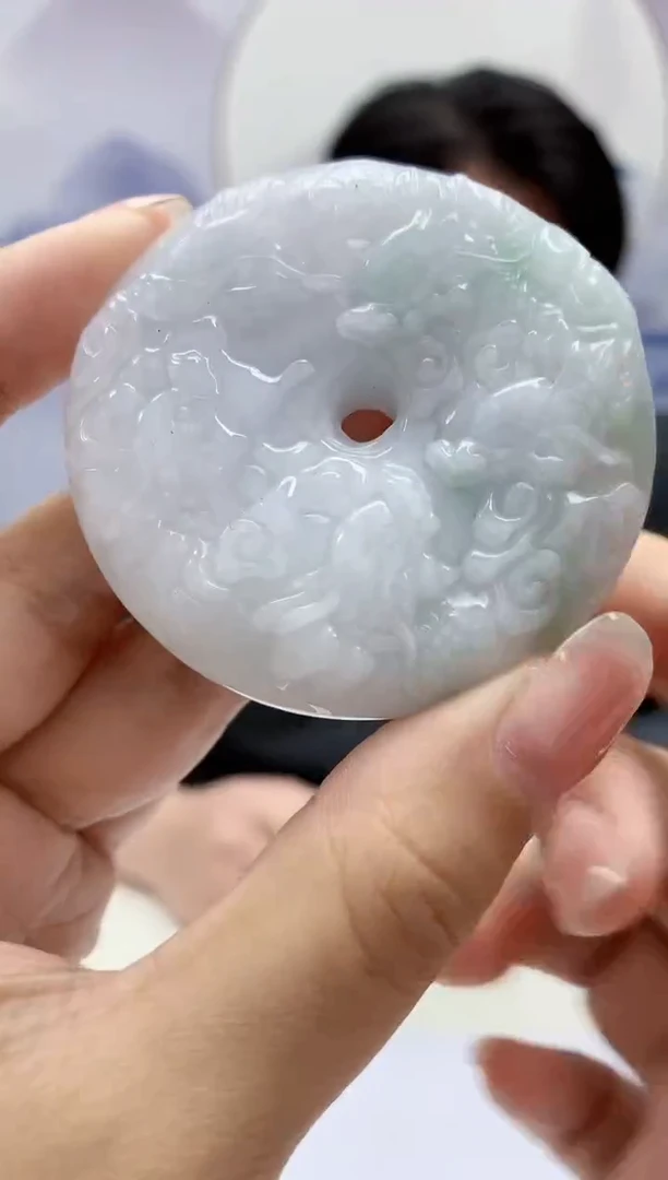 【闪购商品】翡翠颈饰未镶嵌5060kk-jj挂件142