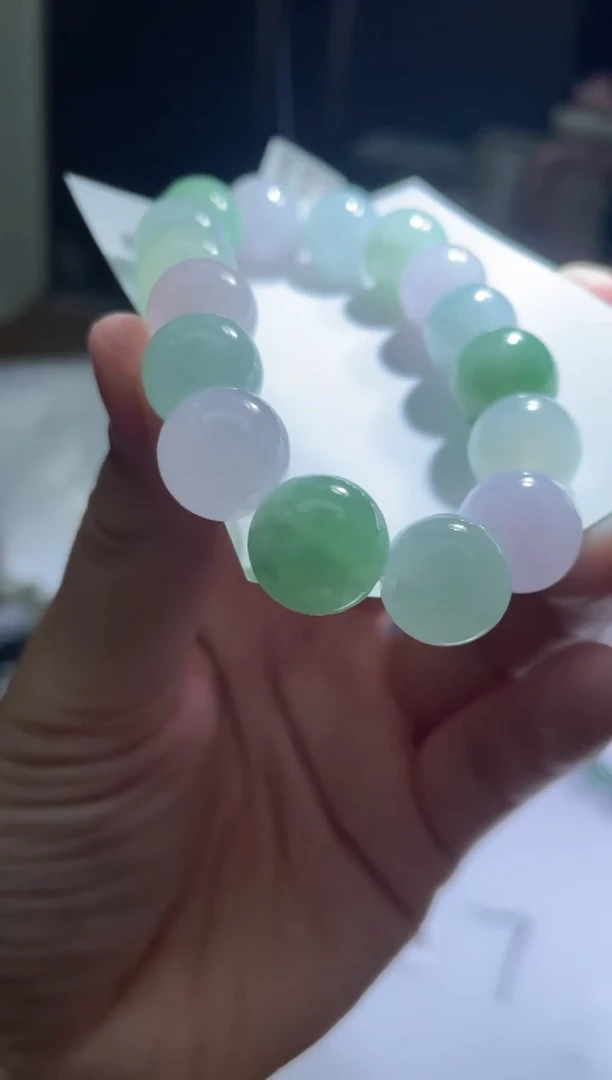 【闪购商品】定制翡翠未镶嵌翡翠手串