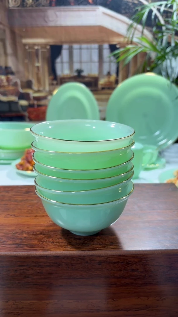 【闪购商品】.... 4.5英寸玉瓷碗6个口径11.5厘米