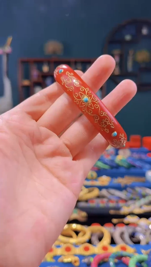 【闪购商品】金漆手镯精品圈口60