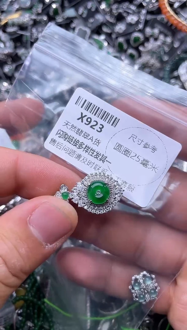 【闪购商品】翡翠颈饰未镶嵌X923吊坠