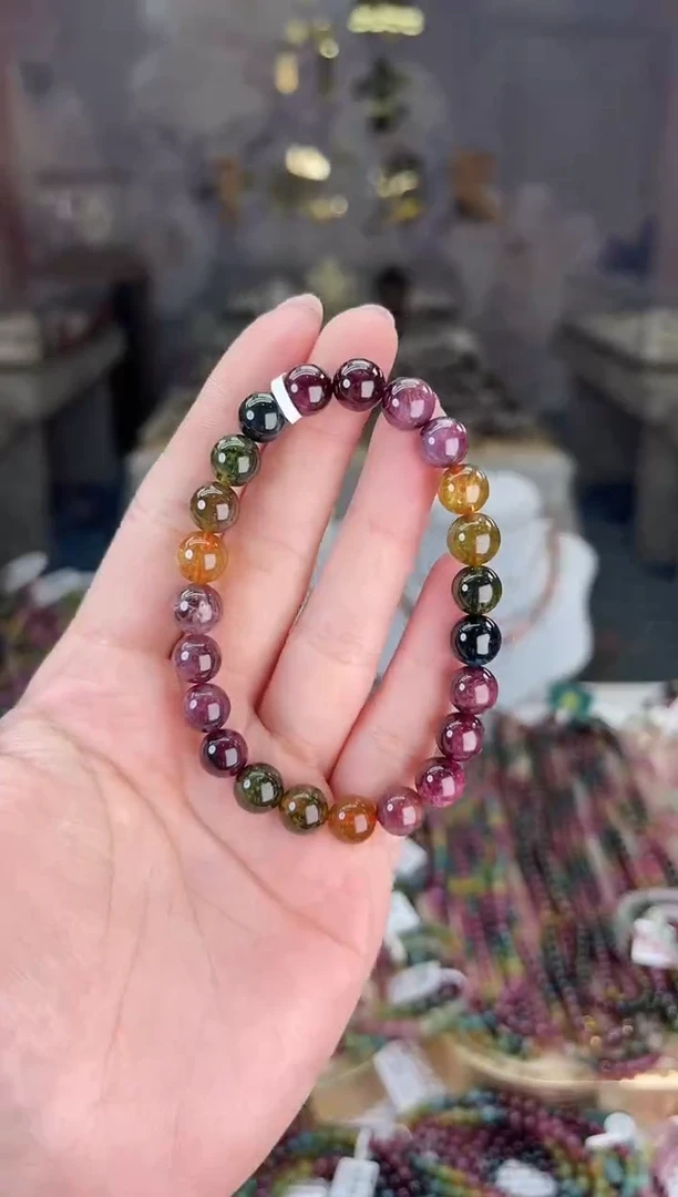 【闪购商品】碧玺/未镶嵌J8mm+碧玺单圈多样性发货