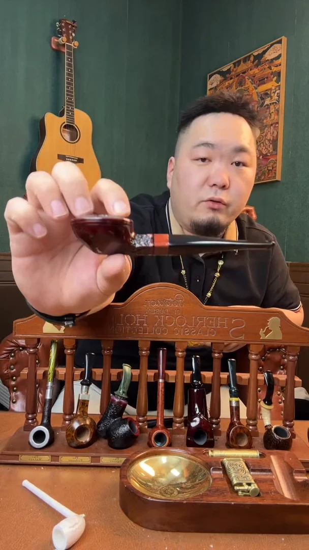 石楠木木雕款意大利进口石楠木烟斗