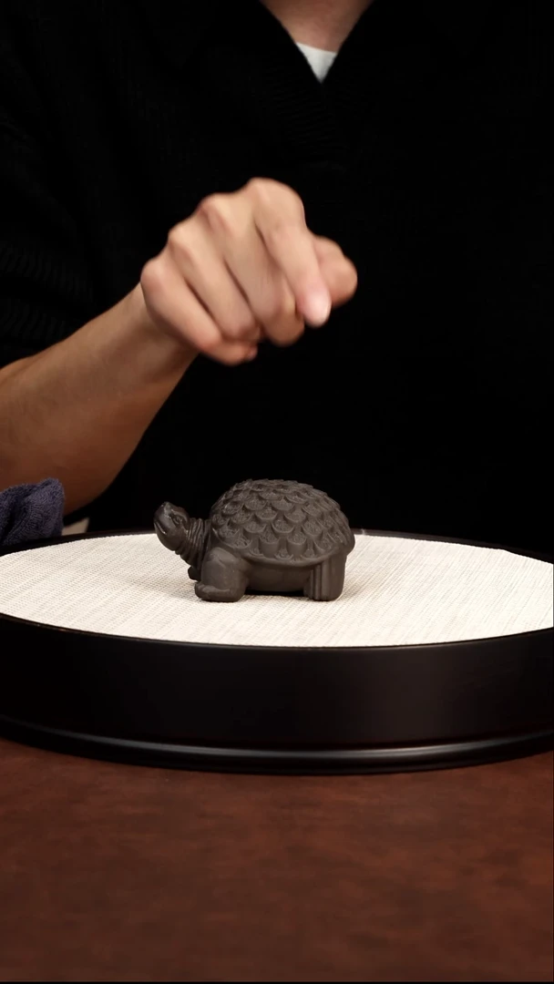 茶壶紫砂金钱龟